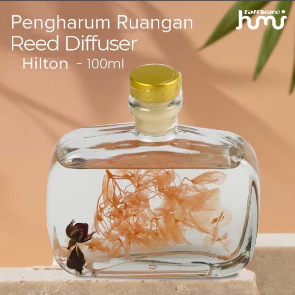 Taffware HUMI Pengharum Ruangan Reed Diffuser with Rattan Sticks - Hilton