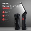 TaffLED Worklight Senter COB Magnetic Flashlight LED 2000 Lumens - 175A