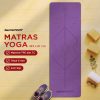TaffSPORT Matras Yoga Mat 6mm Karpet Workout Anti Slip TPE 183x61cm - PROlite 60
