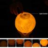 Taffware Air Humidifier Lampu Tidur 3D Moon Night Light - Humi AX-08