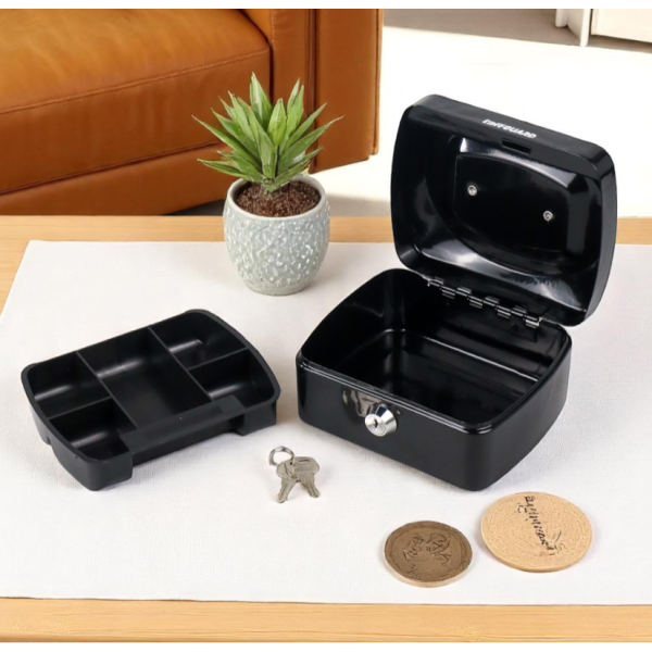 TaffGUARD Kotak Brankas Uang Safebox Key Lock 15x12x8cm - JJZS66