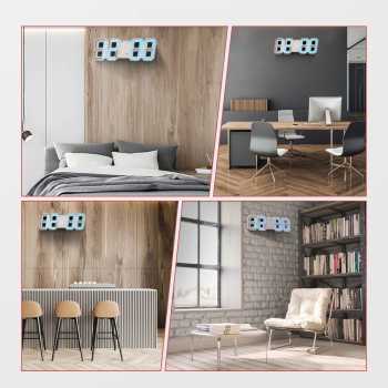 Taffware Jam Meja LED Digital Clock - TS-S60-W