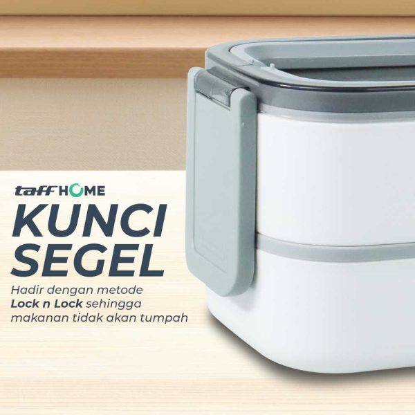 TaffHOME Kotak Makan Bento Lunch Box 4 - J274