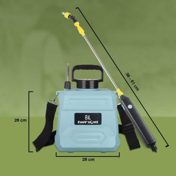 taffhome-semprotan-tanaman-elektrik-sprayer-shoulder-type-2000mah-8l-vk8 (4) TaffHOME Semprotan Tanaman Elektrik Sprayer Shoulder Type - VK8