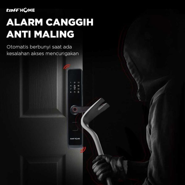 taffhome-smart-door-lock-password-fingerprint-card-xr25 (2) TaffHOME Smart Door Lock Password Fingerprint Card - XR25