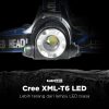TaffLED High Power Headlamp LED Cree XML T6 + Charger - 568D