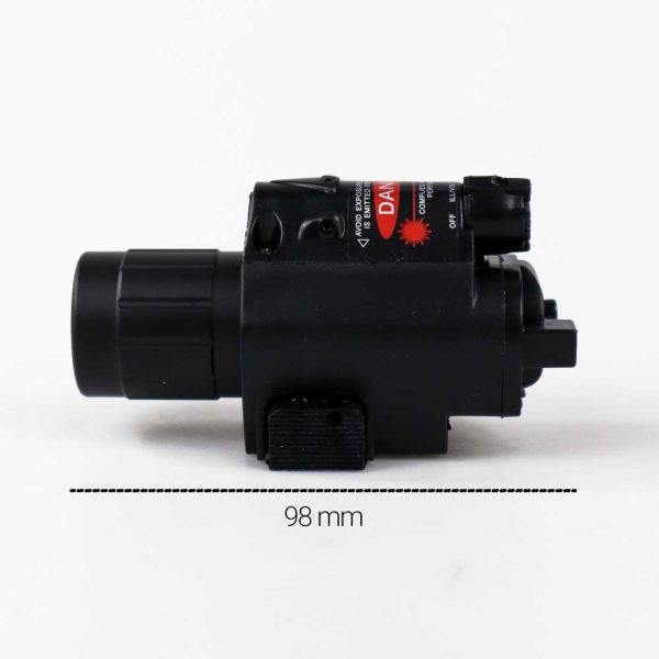 TaffLED Senter Senapan Tactical Quick Release Rail Mount + Laser 5mW - JGSD