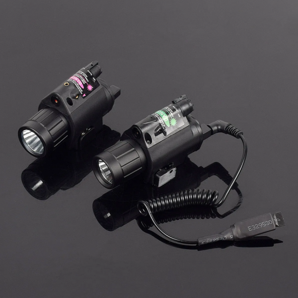 TaffLED Senter Senapan Tactical Quick Release Rail Mount + Laser 5mW - JGSD