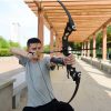 TaffSPORT Busur Panah Hunting Archery Bow 30-45 LBS