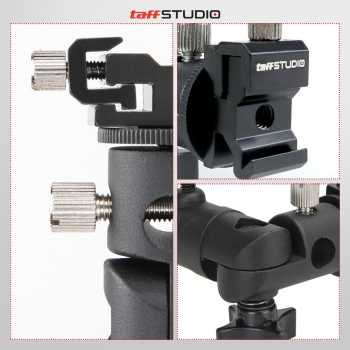 TaffSTUDIO Hot Shoe Swivel Lampu Flash Kamera for Studio Tripod QM3625