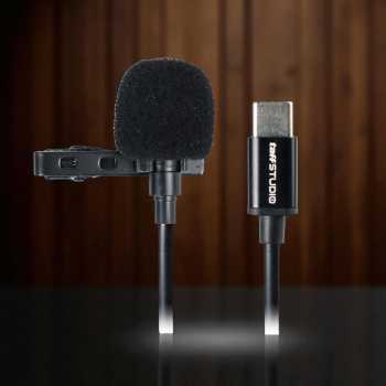TaffSTUDIO Microphone Clip-on USB Type C for Smartphone - JH-042
