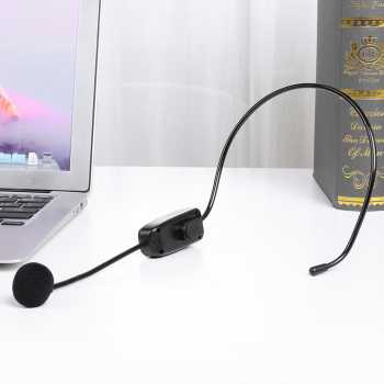 TaffSTUDIO Wireless UHF Call Center Mic with Transmitter - HX-W002