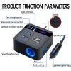 Taffware Car Power Inverter Konverter USB Charging 12/24V 100W - EA851