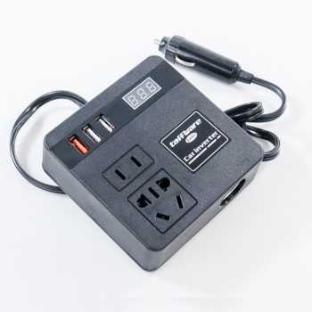 taffware-car-power-konverter-fast-charging-inverter-100w-ea851 (1) Taffware Car Power Inverter DC to DC 12/24V to 110/220V 100W - EA851