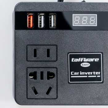 taffware-car-power-konverter-fast-charging-inverter-100w-ea851 (2) Taffware Car Power Inverter DC to DC 12/24V to 110/220V 100W - EA851