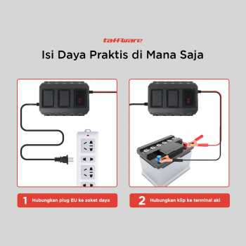 Taffware Charger Aki Mobil Intelligent Battery Charger 12V 20A - KC-20A
