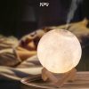 Taffware Air Humidifier Lampu Tidur 3D Moon Night Light - Humi AX-08