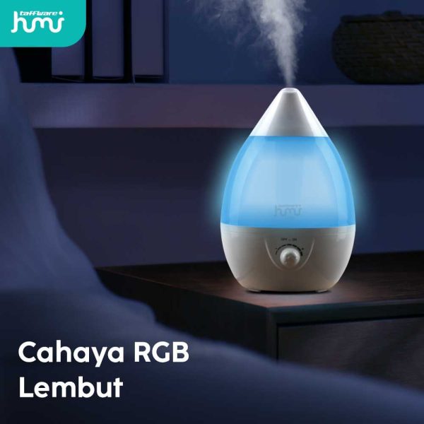 Taffware Classic Drop 6 in 1 Ultrasonic Air Humidifier Aroma Therapy - HUMI H98