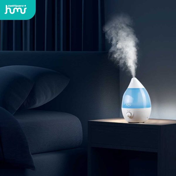 Taffware Classic Drop 6 in 1 Ultrasonic Air Humidifier Aroma Therapy - HUMI H98