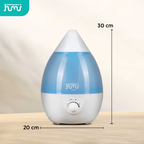 Taffware Classic Drop 6 in 1 Ultrasonic Air Humidifier Aroma Therapy - HUMI H98