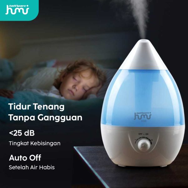 Taffware Classic Drop 6 in 1 Ultrasonic Air Humidifier Aroma Therapy - HUMI H98