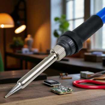 Taffware Solder Adjustable Temperature Fast Heating 60W with 5 Tips - CS-31 A