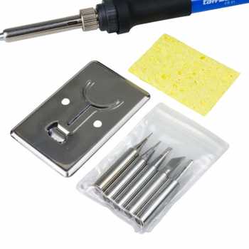 Taffware Solder Adjustable Temperature Fast Heating 60W with 5 Tips - CS-31 A