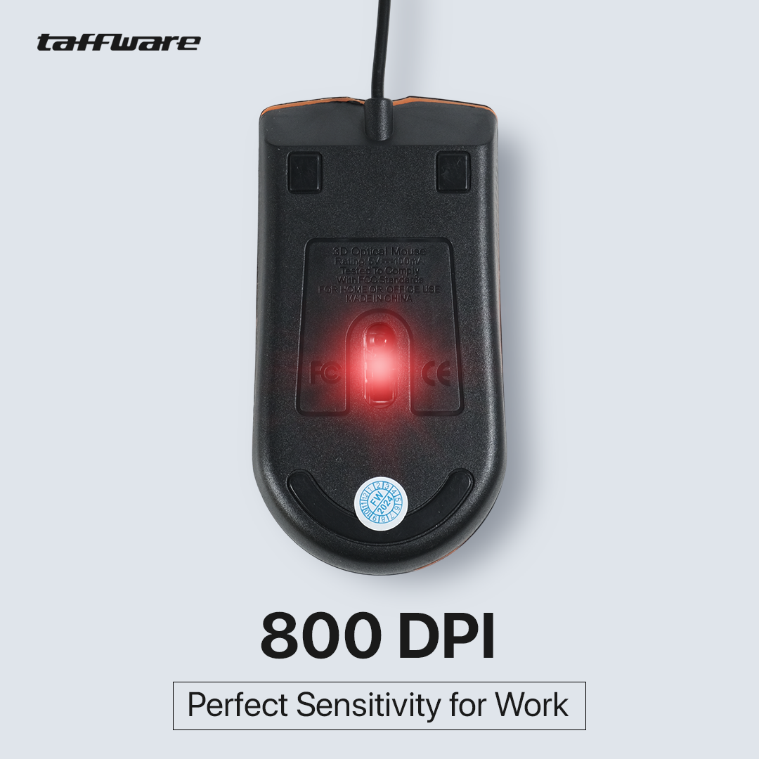 Taffware Wired Mouse USB 800DPI - M20