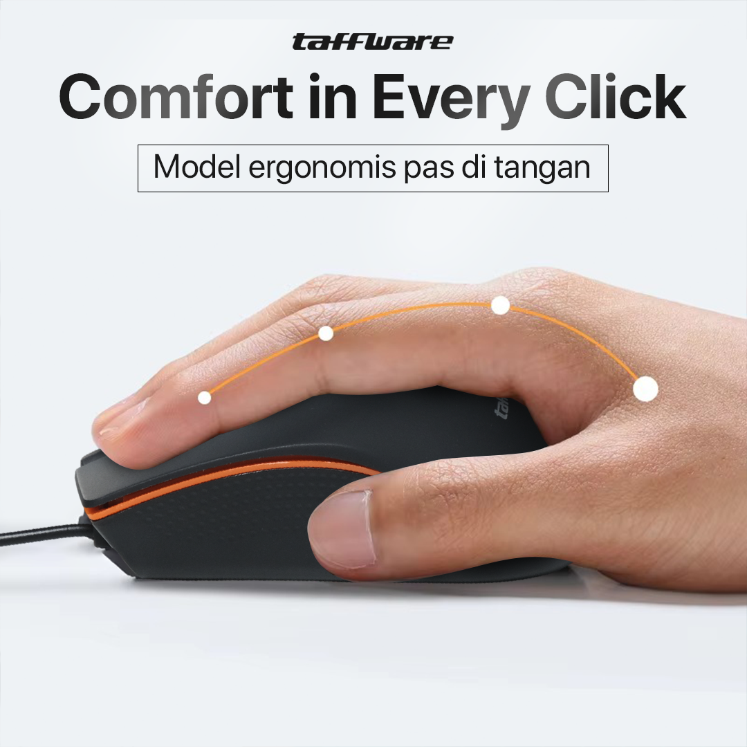 Taffware Wired Mouse USB 800DPI - M20