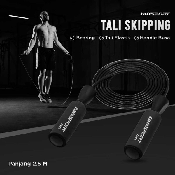 TaffSPORT Lompat Tali Skipping Speed Jump Rope Sports Weight Exercise - JR05