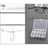 TaffSPORT Kail Pancing Long Handled Fishing Hook Ten Division No 3-12 Set - 94151-BE