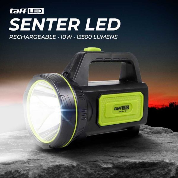 TaffLED ZanCaKa Senter LED Super Bright Rechargeable 10W 13500 Lumens - Q3