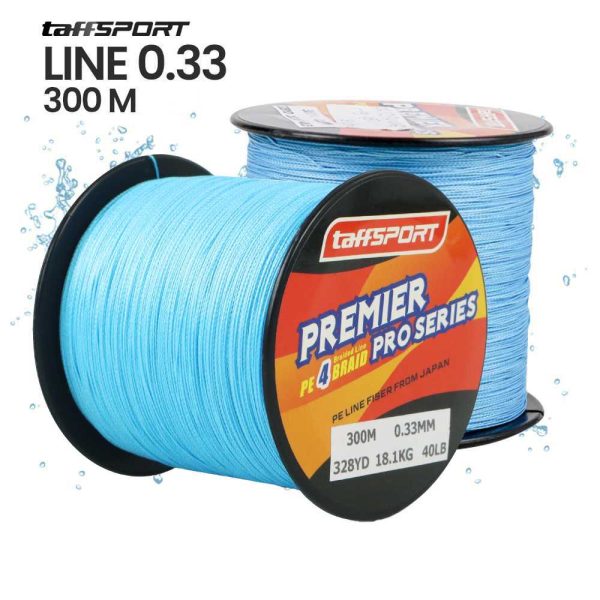 TaffSPORT Premier Pro Series Benang Pancing Braided Thick 0.33mm - 300M