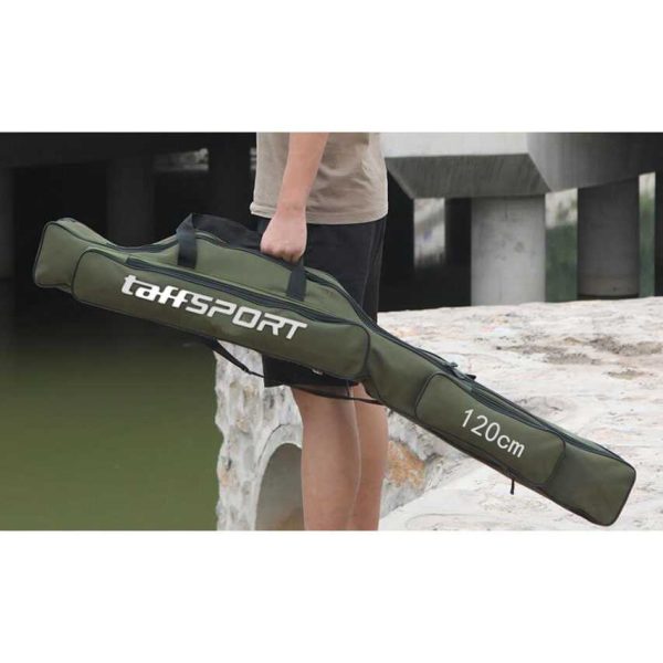 TaffSPORT Tas Pancing Joran Portable Fishing Bag - 1680D