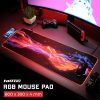TaffGO Gaming Mouse Pad Illuminated LED RGB 800x300mm - RGB-04