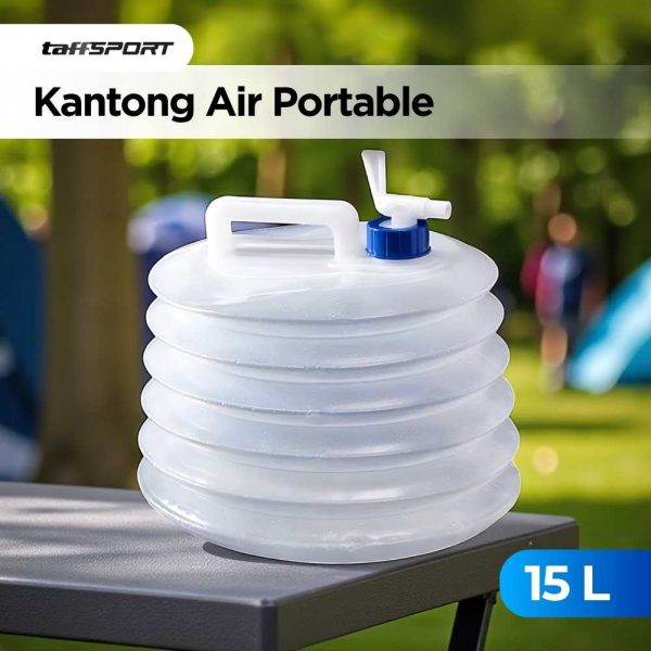 TaffSPORT Kantong Air Lipat Foldable Camping Water Storage Plastik - ST-117