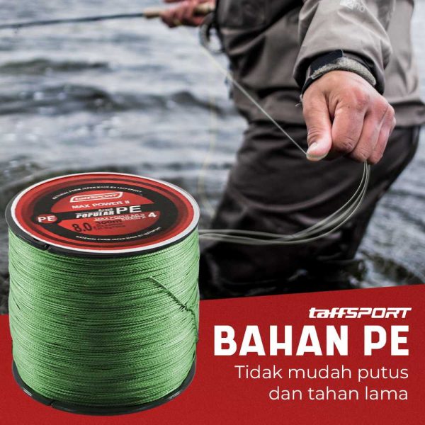TaffSPORT Senar Tali Benang Pancing Braided Thick Line 300M - BLTP