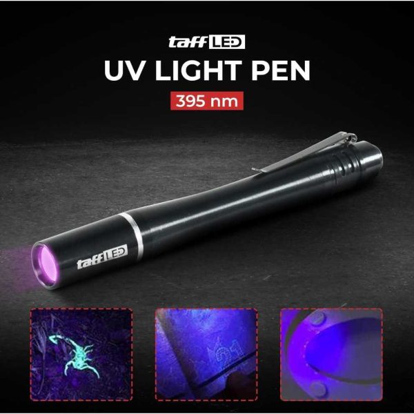 TaffLED Ultraviolet UV Light Pen Mini Senter LED 395nm - UV-10