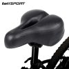 TaffSPORT Sadel Sepeda Spring Absorber Reflective Big Butt - NE1119