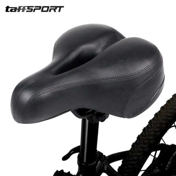 TaffSPORT Sadel Sepeda Spring Absorber Reflective Big Butt - NE1119
