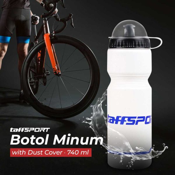TaffSPORT Botol Minum Olahraga Sepeda 750ml - 30A11 - White