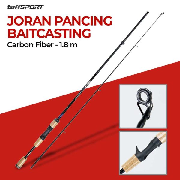 TaffSPORT Conquest Joran Pancing Carbon Fiber Telescopic 2 Seg 1.8M