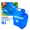 TaffSPORT Kantong Air Minum Portable Camping Water Storage 10L Blue