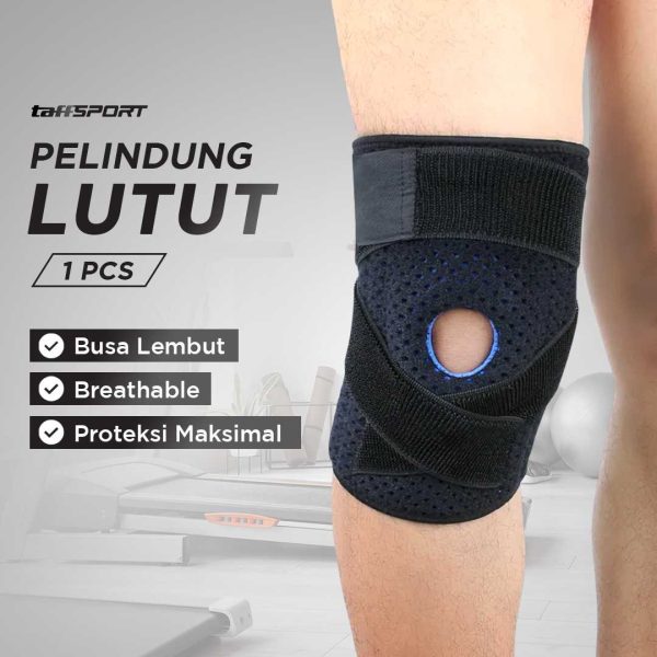 TaffSPORT Pelindung Lutut Olahraga Knee Support Fitness