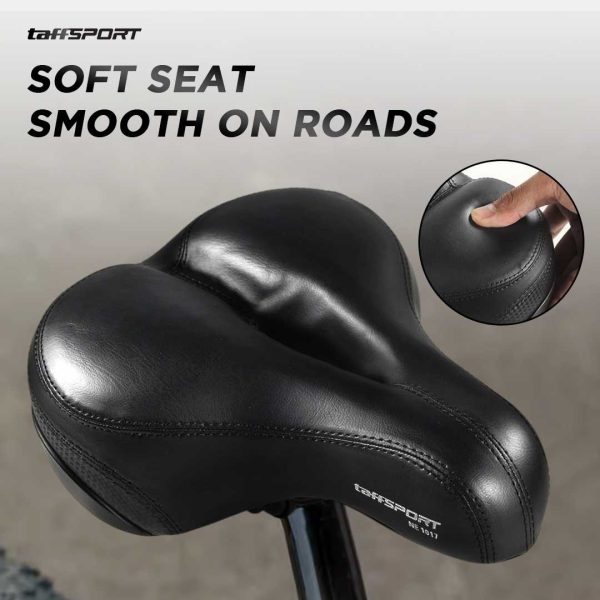 TaffSPORT Sadel Sepeda Shock Absorber Big Butt - NE1017 - Black