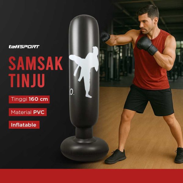 TaffSPORT Samsak Tinju Pompa Inflatable Boxing Training Target - VK160