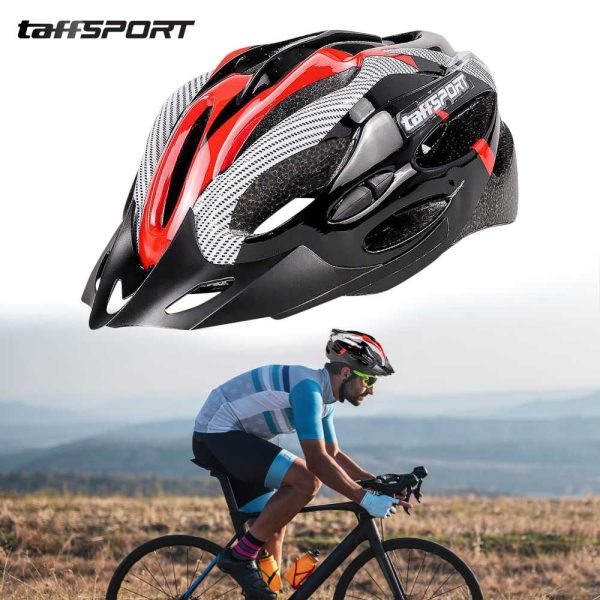 TaffSPORT Helm Sepeda EPS Foam PVC Shell - x10