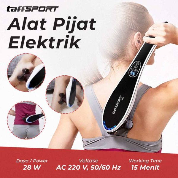 TaffSPORT Alat Pijat Elektrik Shiatsu Infrared Massager - 608