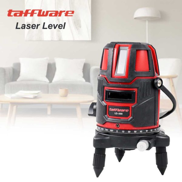 Taffware Mesin Self Leveling 5 Line Laser Red Beam Infrared 4D - LD-500