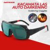 TaffGUARD Kacamata Las Otomatis Auto Darkening Soldering Googles - TX-012 - Black